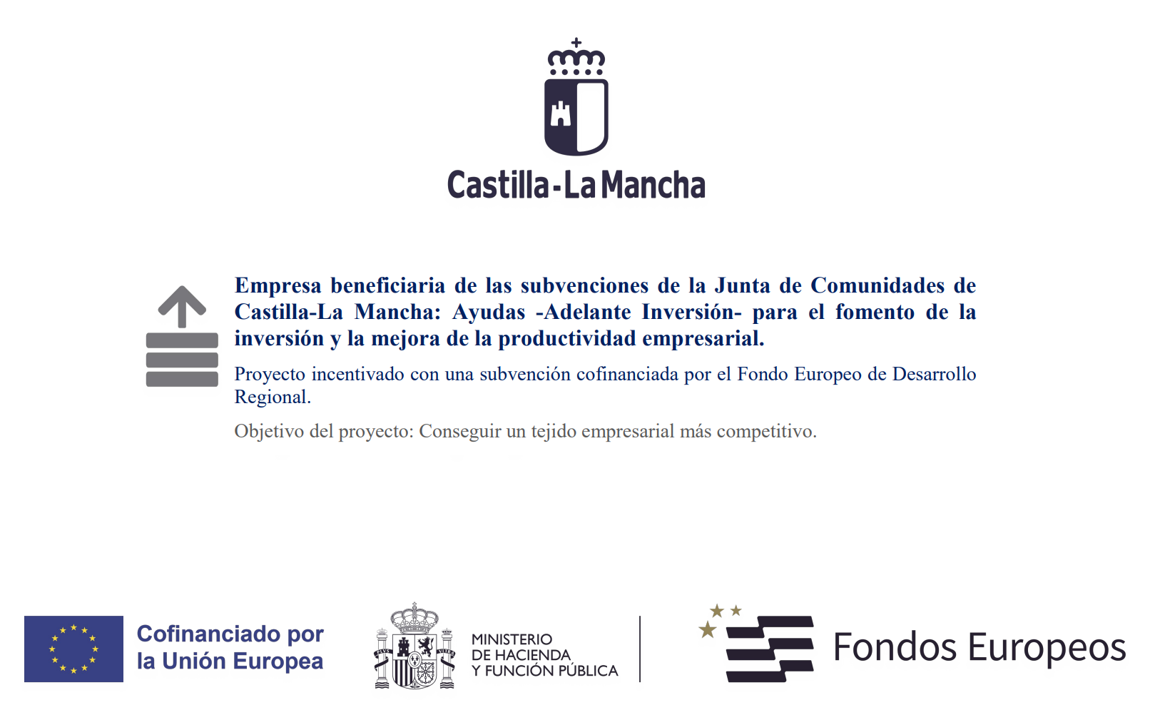 Adelante Inversión - Castilla-La Mancha